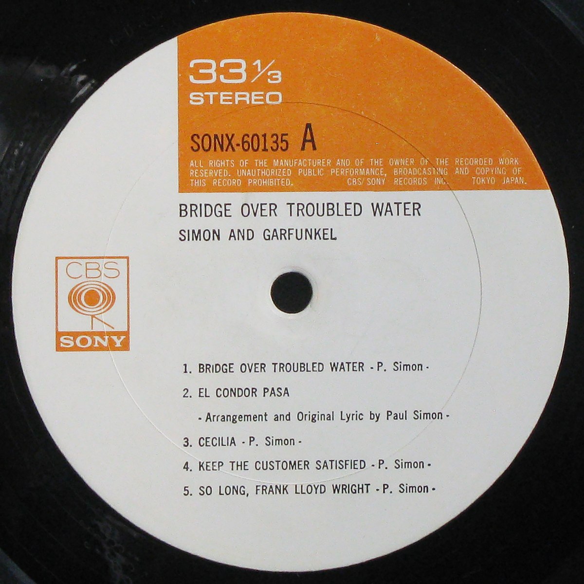 LP Simon And Garfunkel — Bridge Over Troubled Water (coverbooklet) фото 3