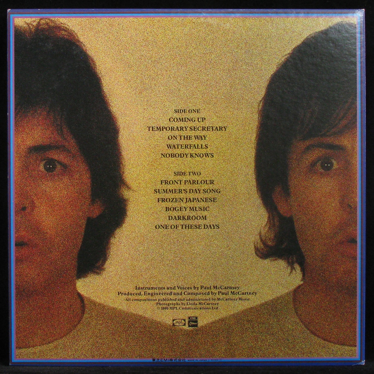 LP Paul McCartney — McCartney II фото 2