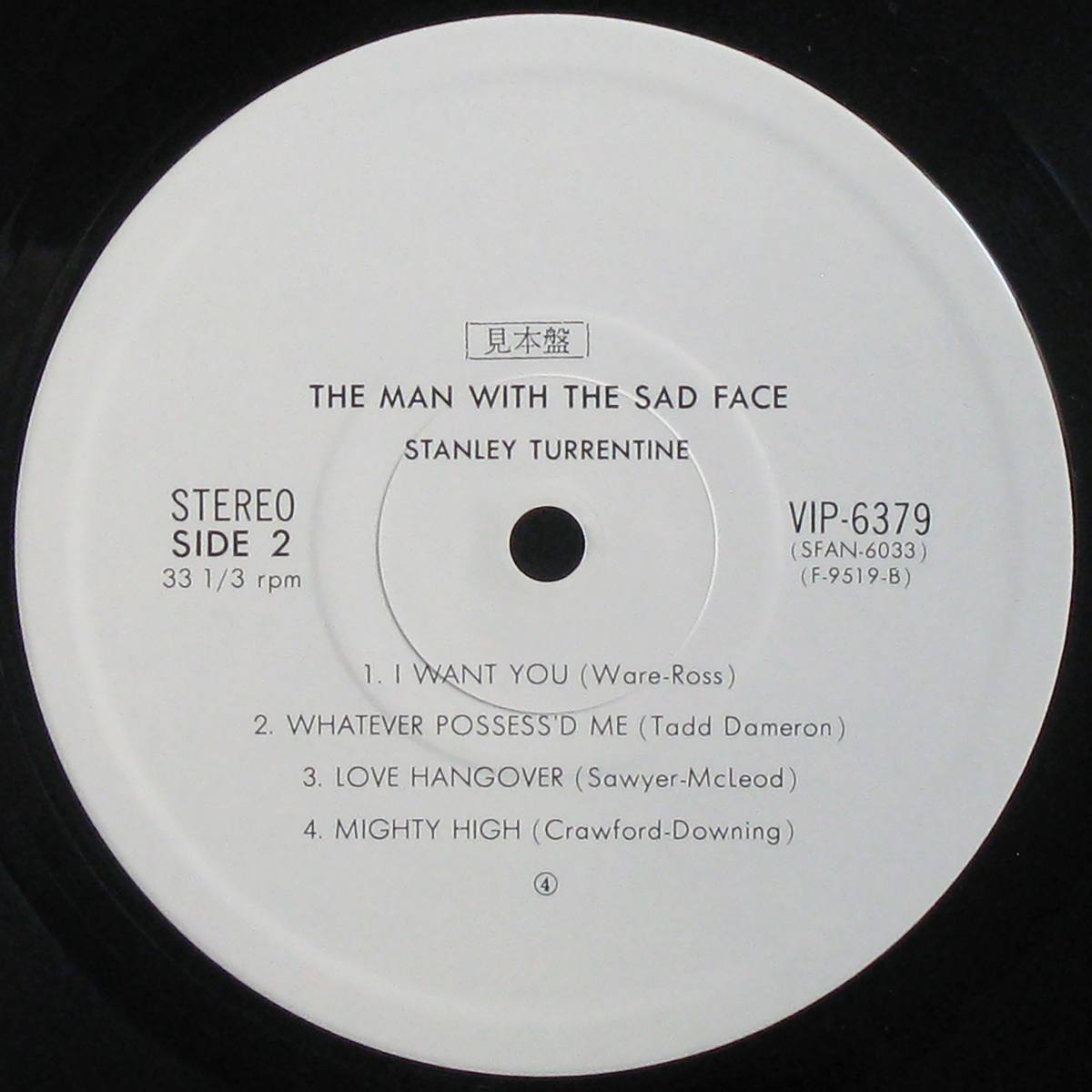 LP Stanley Turrentine — Man With The Sad Face (promo) фото 5
