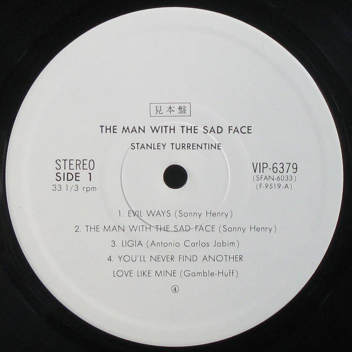 LP Stanley Turrentine — Man With The Sad Face (promo) фото 4