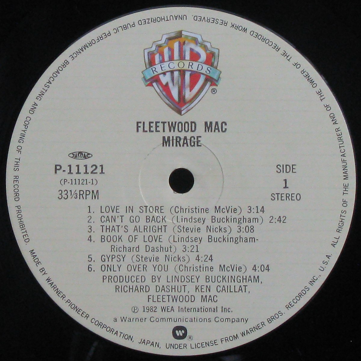 LP Fleetwood Mac — Mirage (+ obi) фото 3