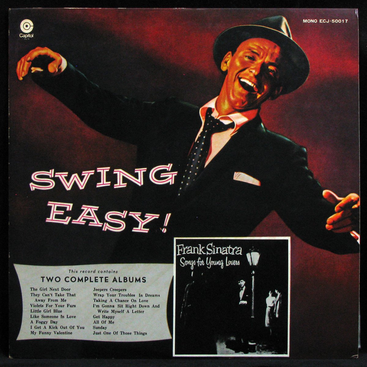 LP Frank Sinatra — Swing Easy! And Songs For Young Lovers (mono) фото
