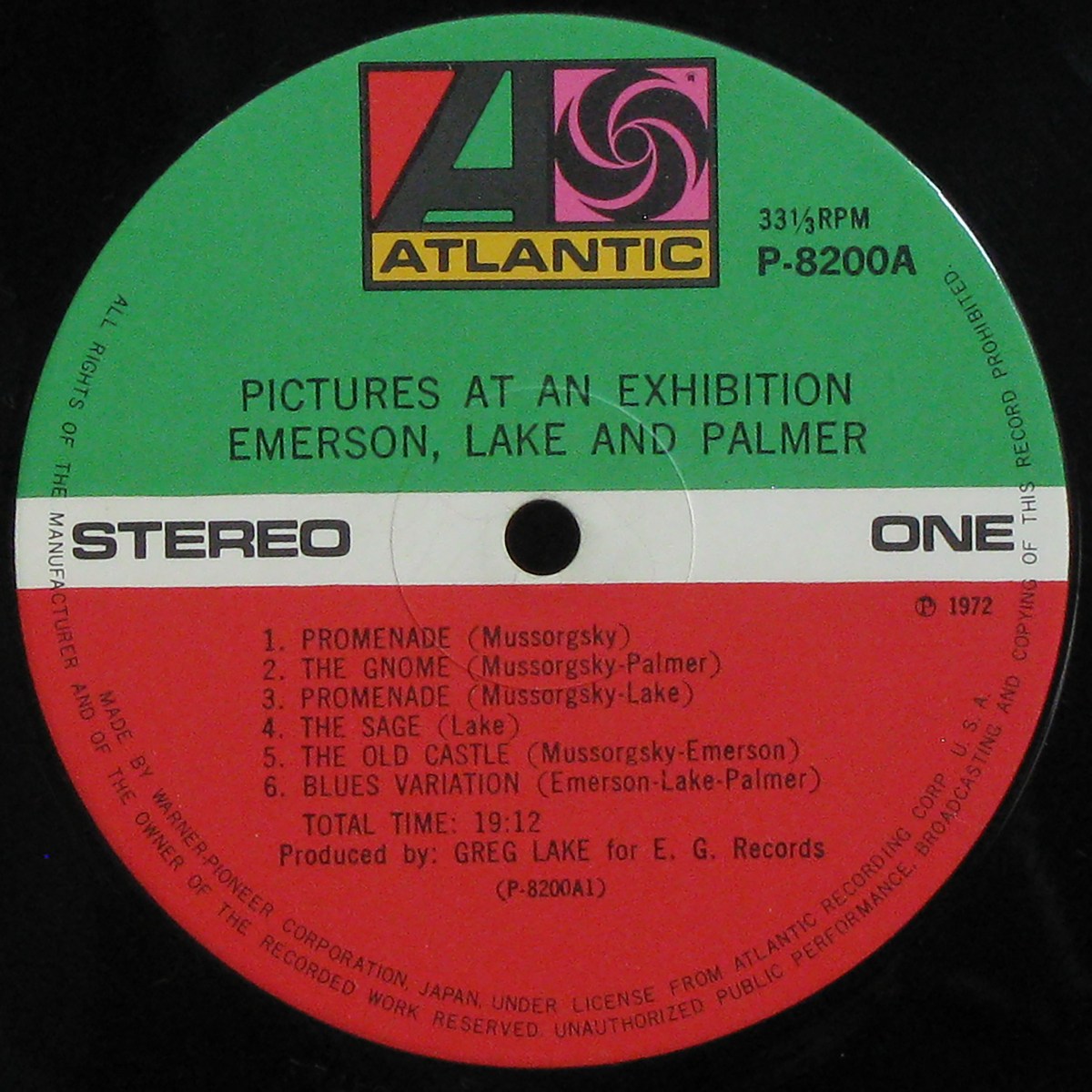 LP Emerson, Lake & Palmer — Pictures At An Exhibition фото 2