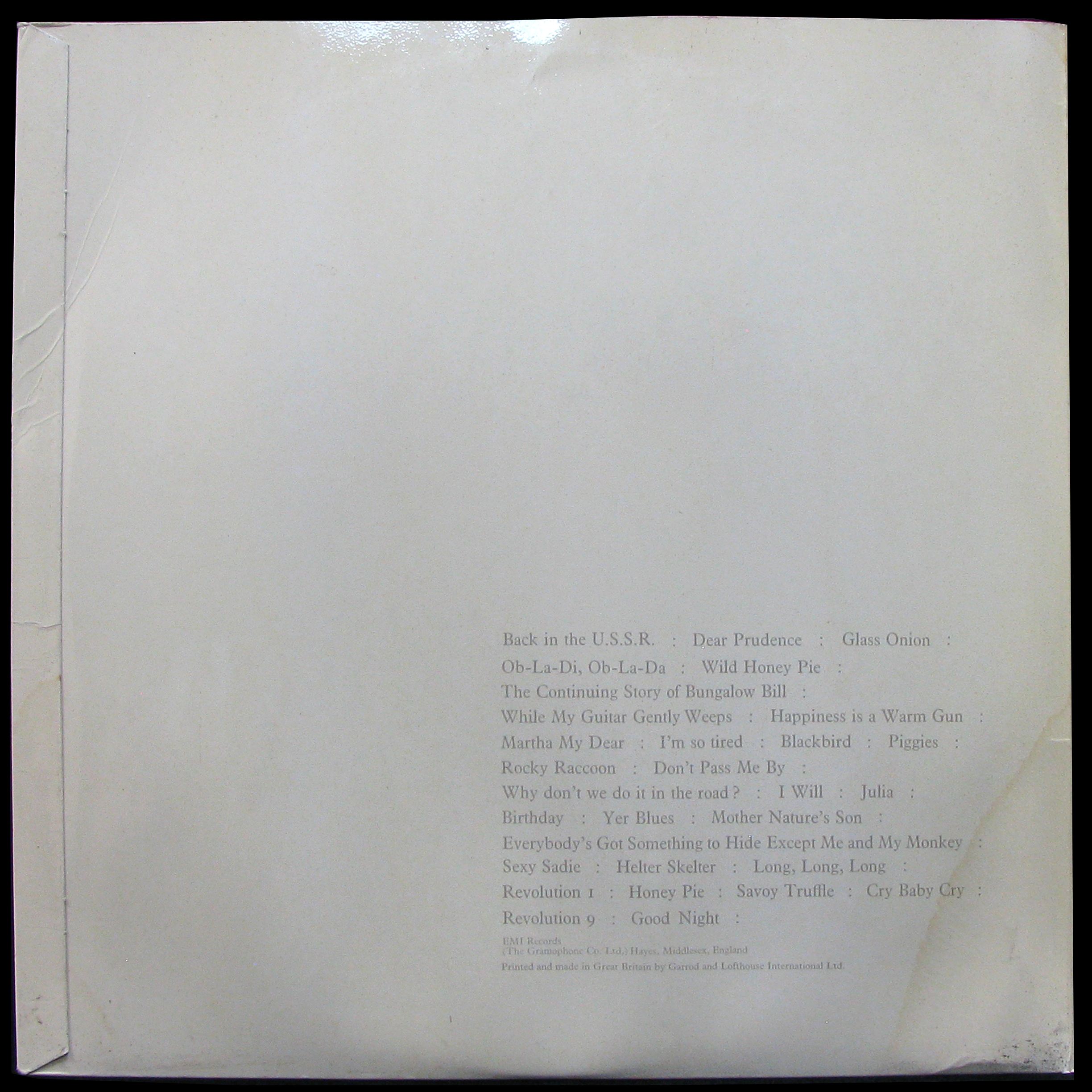 LP Beatles — White Album (2LP,  + poster) фото 3