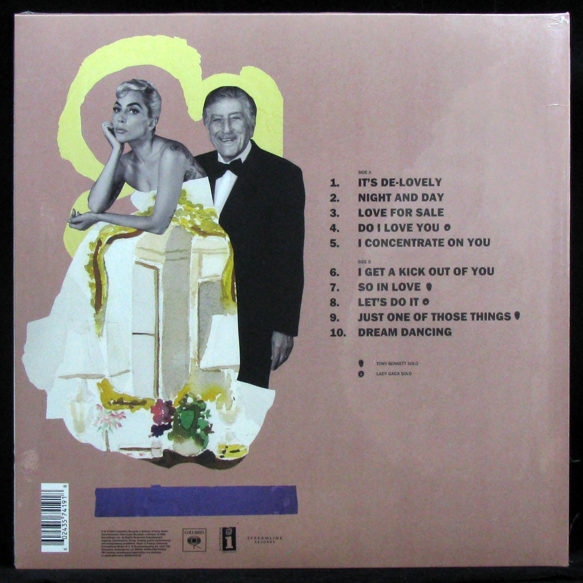 LP Lady Gaga / Tony Bennett — Love For Sale (coloured vinyl) фото 2