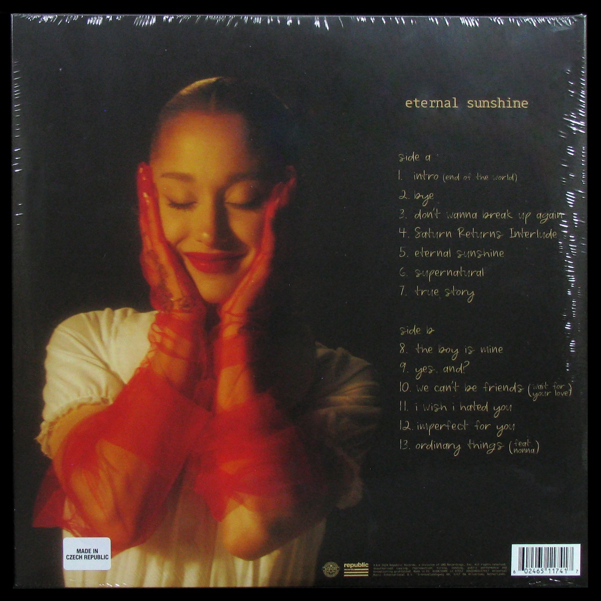 LP Ariana Grande — Eternal Sunshine (Alternate Cover) (coloured vinyl, + booklet) фото 2