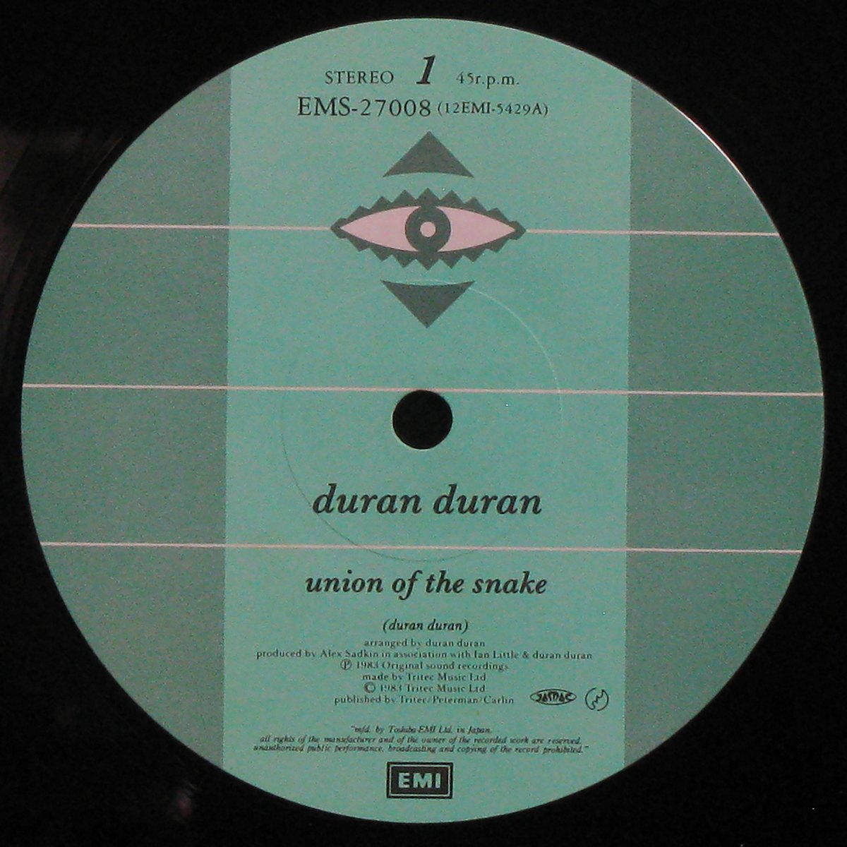 LP Duran Duran — Union Of The Snake (maxi, + obi) фото 2