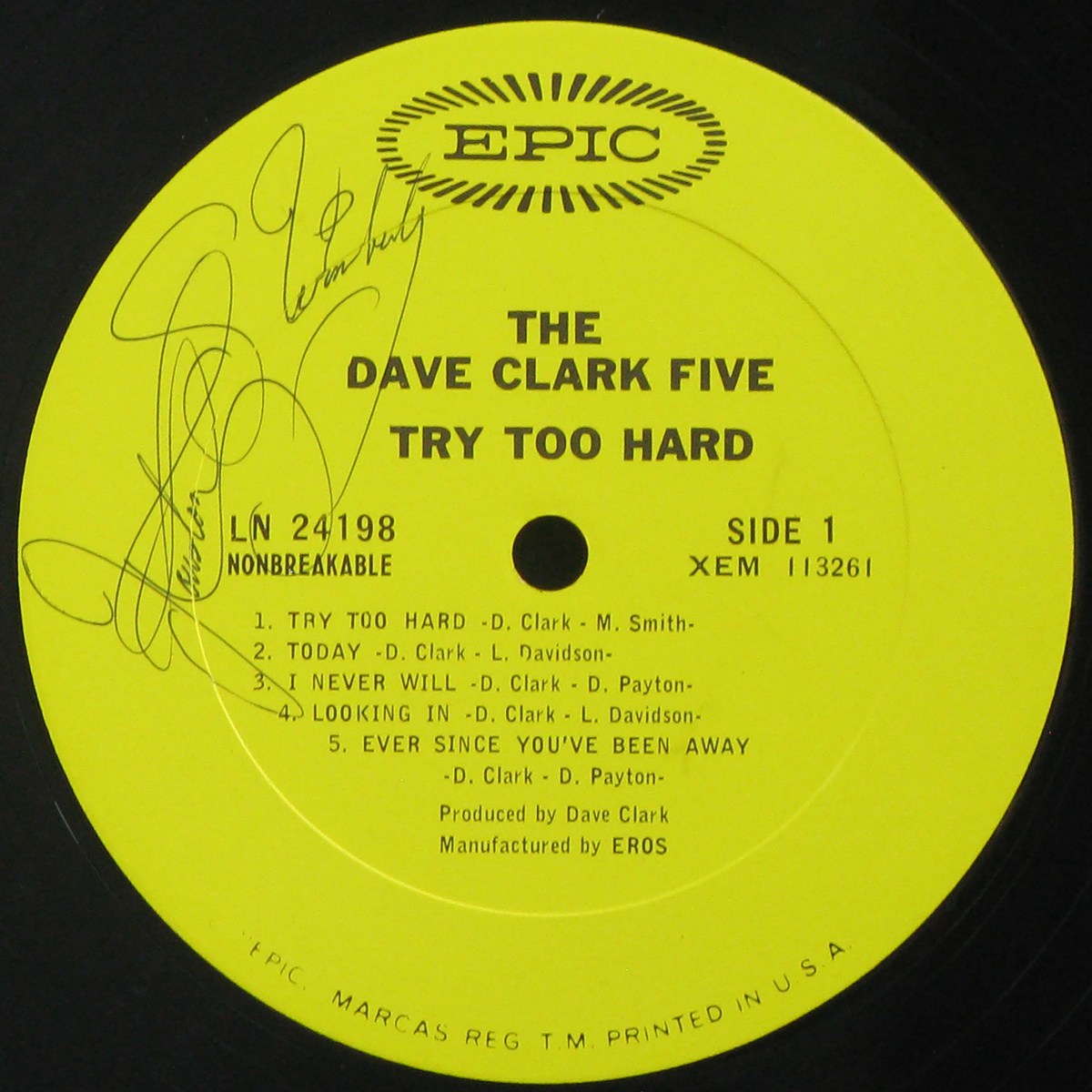 LP Dave Clark Five — Try Too Hard фото 3