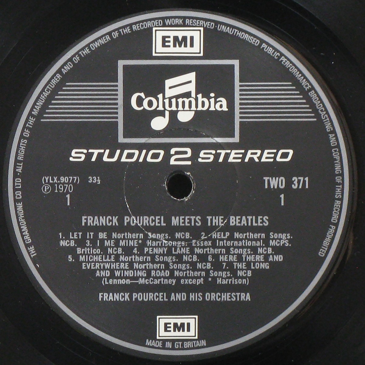 LP Franck Pourcel — Franck Pourcel Meets The Beatles фото 2