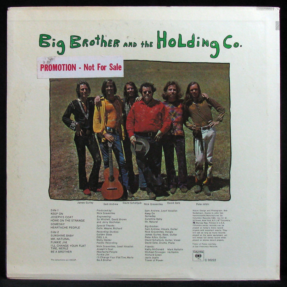 LP Big Brother & Holding Company — Be A Brother фото 2