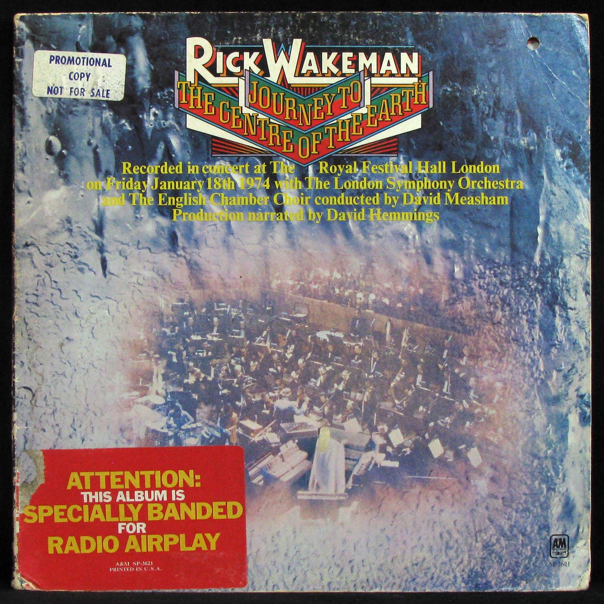 LP Rick Wakeman — Journey to the Center of the Earth (+ booklet, promo) фото