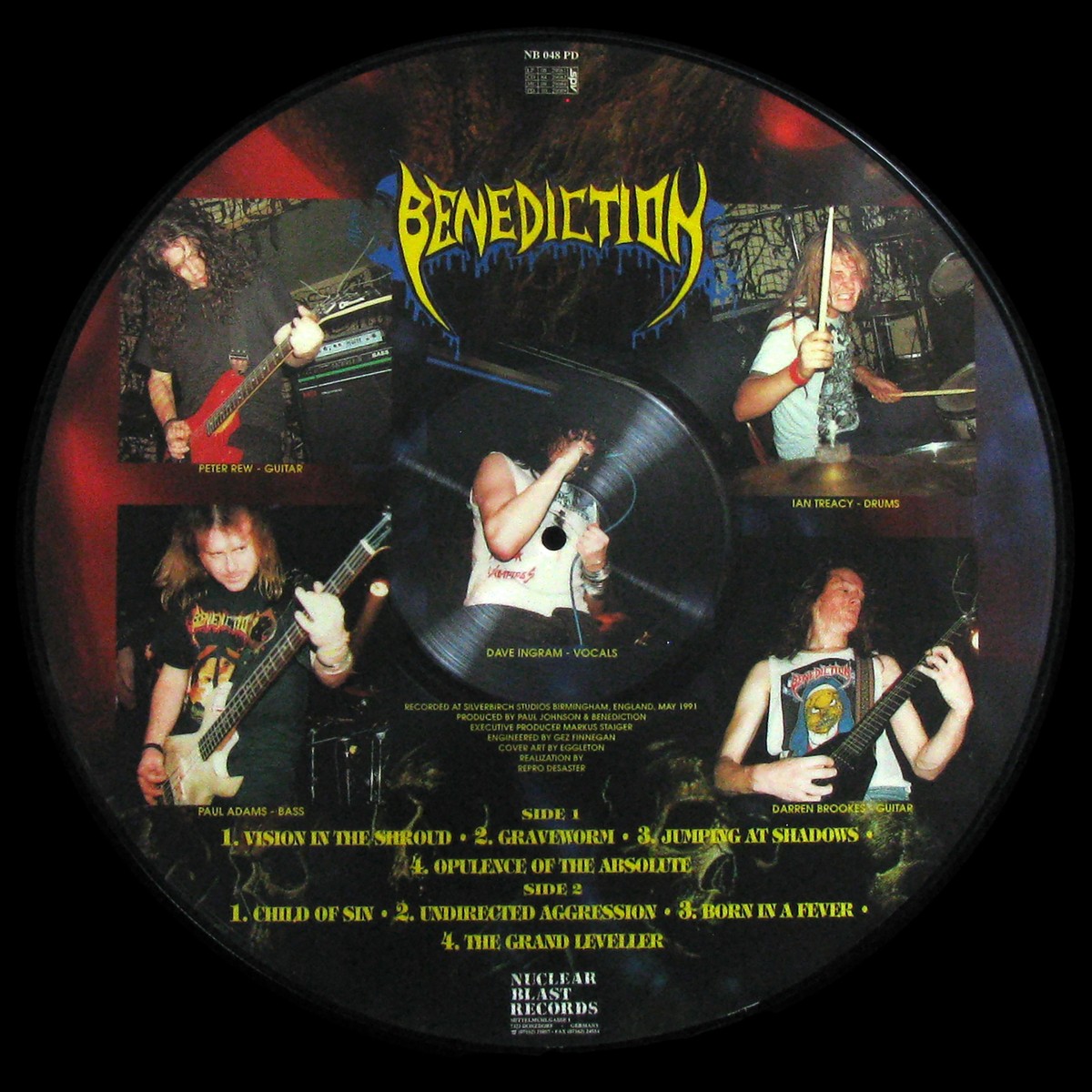 LP Benediction — Grand Leveller (picture disc) фото 3