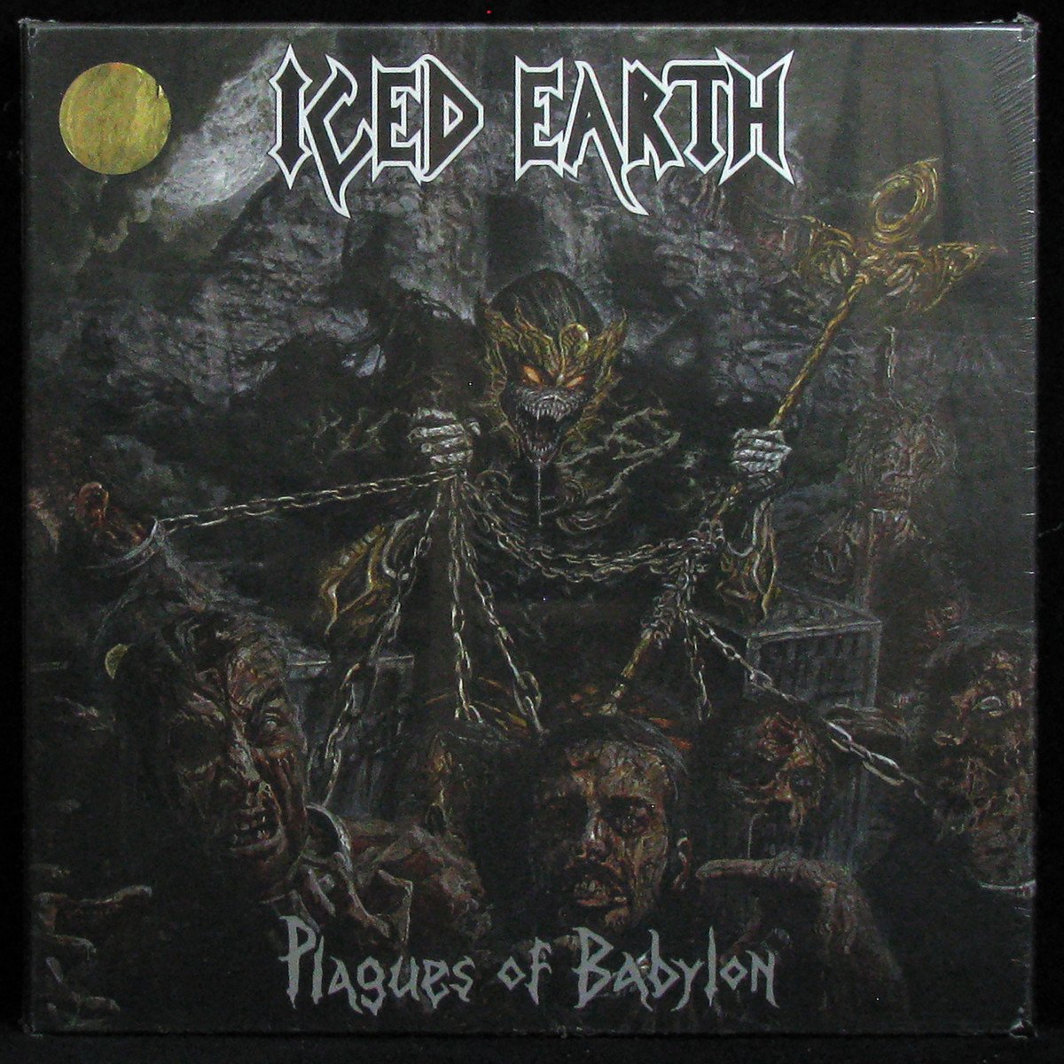 LP Iced Earth — Plagues Of Babylon (3LP Box, coloured vinyl, + poster) фото
