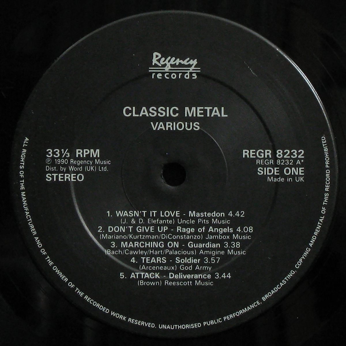 LP V/A — Classic Metal фото 2