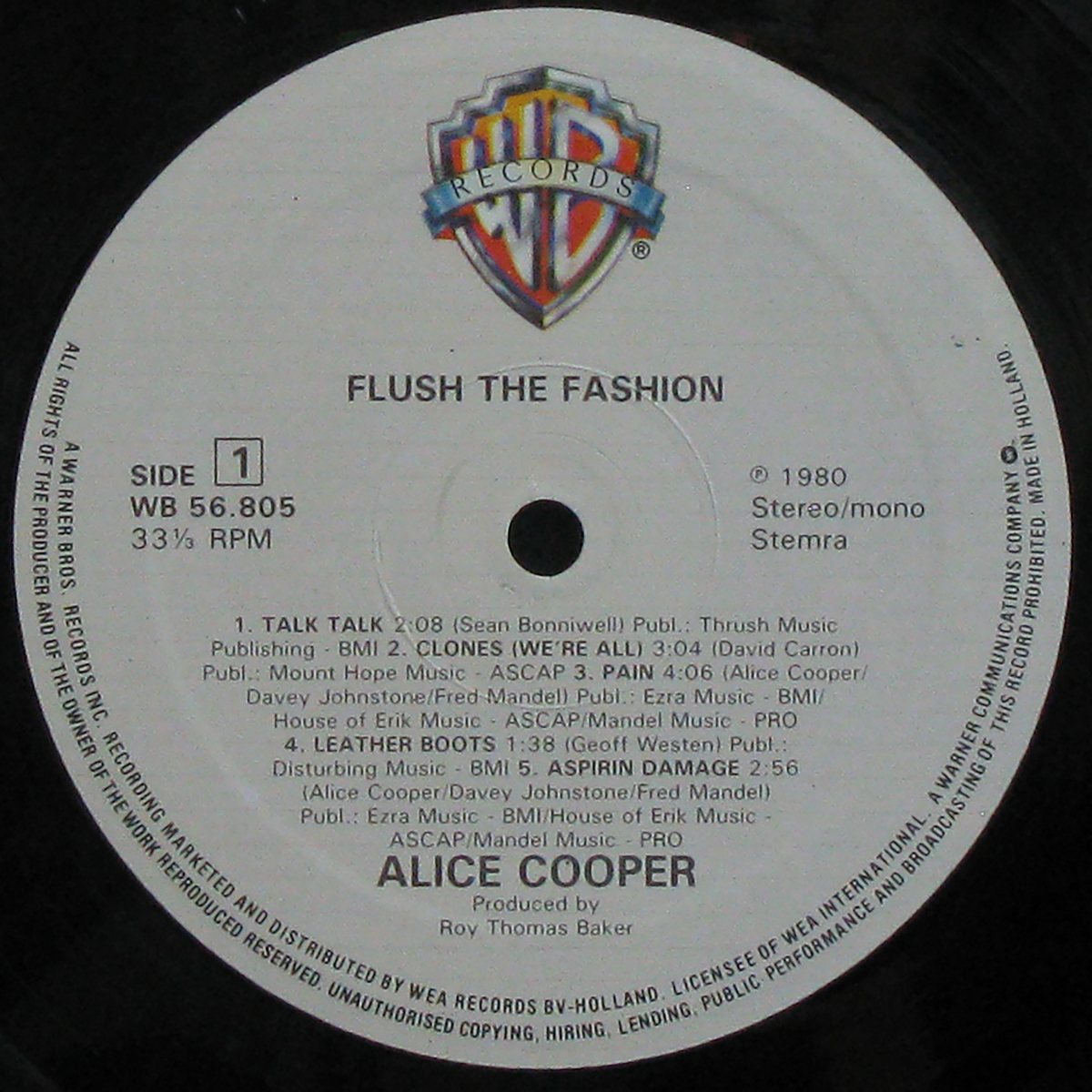 LP Alice Cooper — Flush The Fashion фото 2