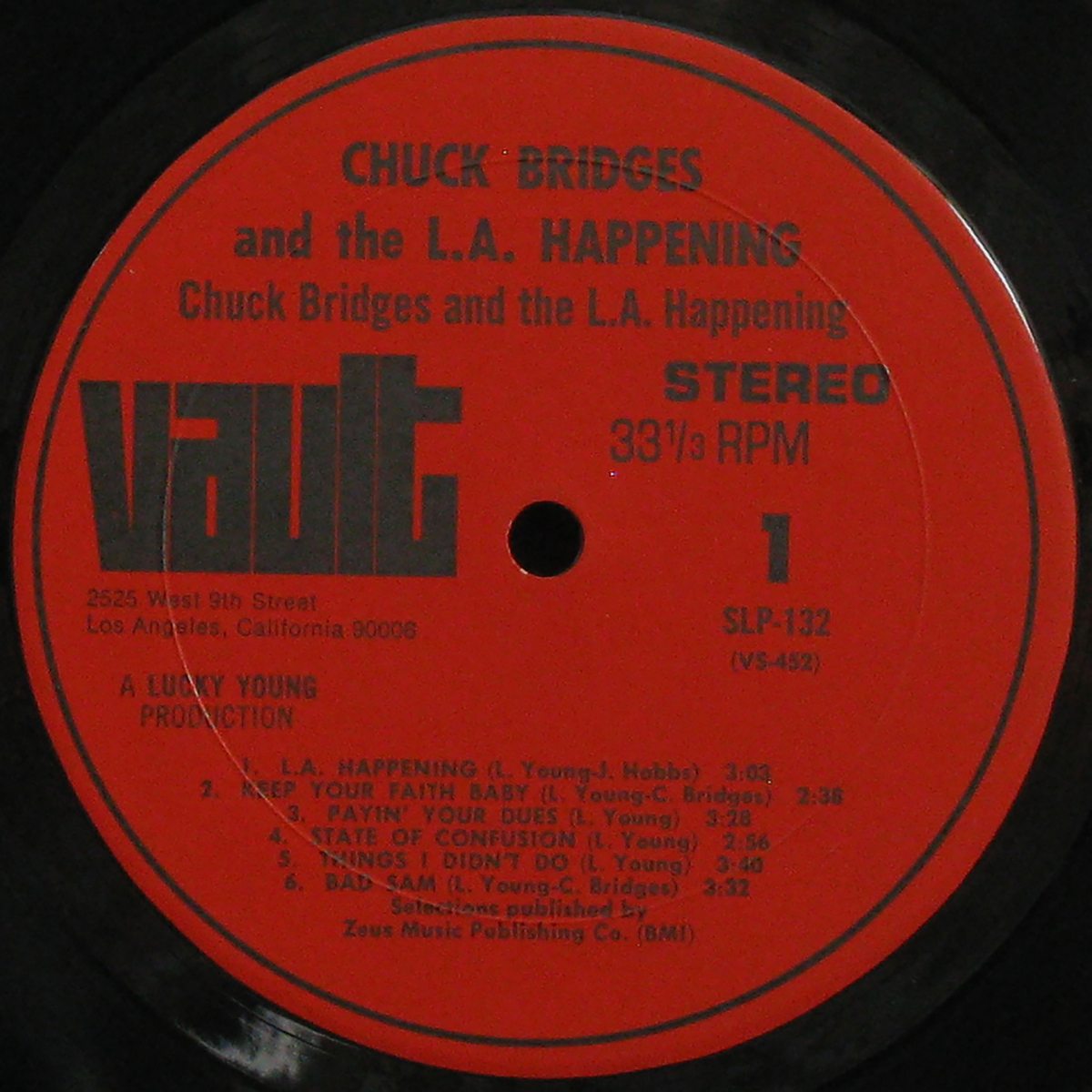 LP Chuck Bridges And The L.A. Happening — Chuck Bridges And The L.A. Happening фото 3