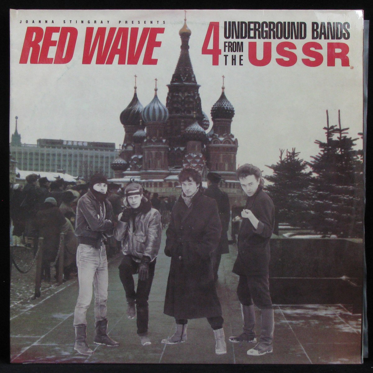 Пластинка Аквариум / Кино / Алиса / Странные Игры - Red Wave: 4 Underground  Bands From The USSR (2LP), 1991, NM/NM, арт. 340181