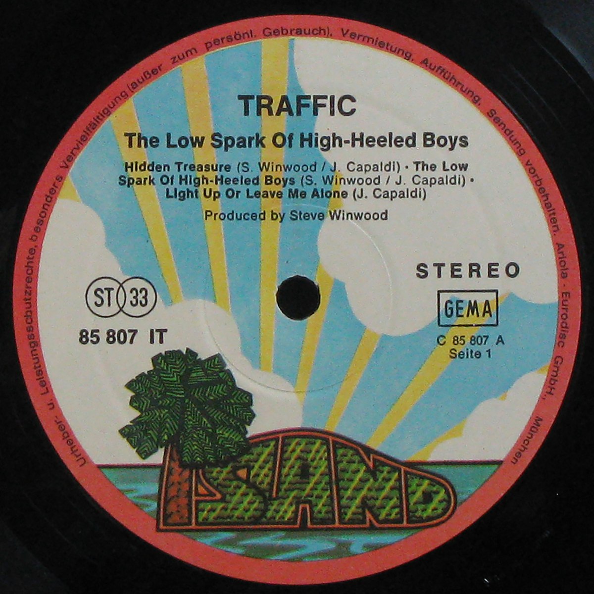 LP Traffic — Low Spark Of High Heeled Boys фото 2