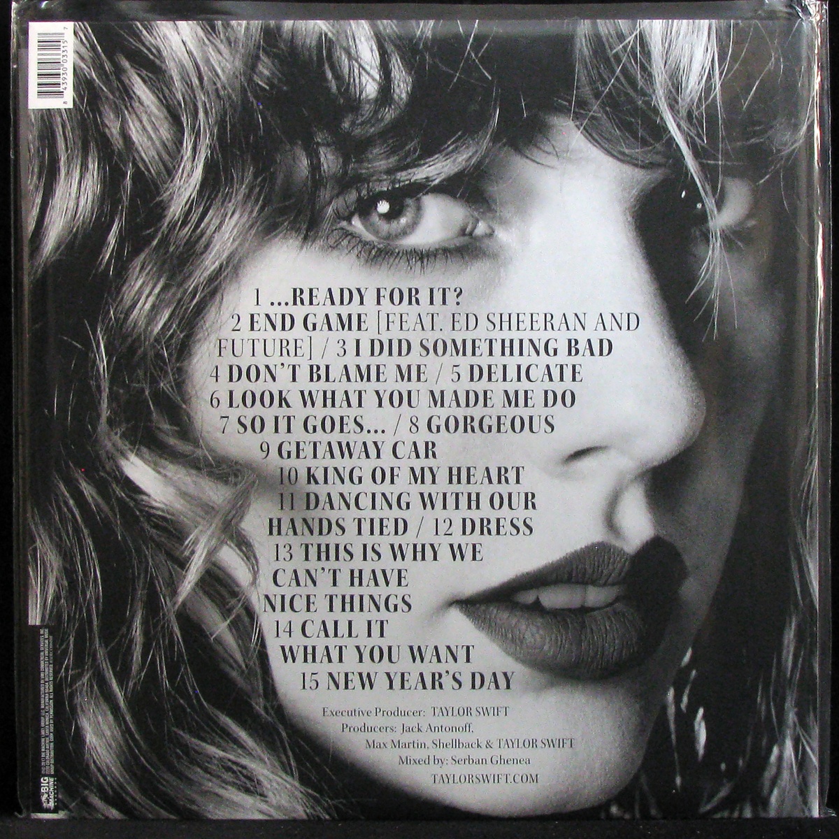 LP Taylor Swift — Reputation (2LP, picture disc) фото 2