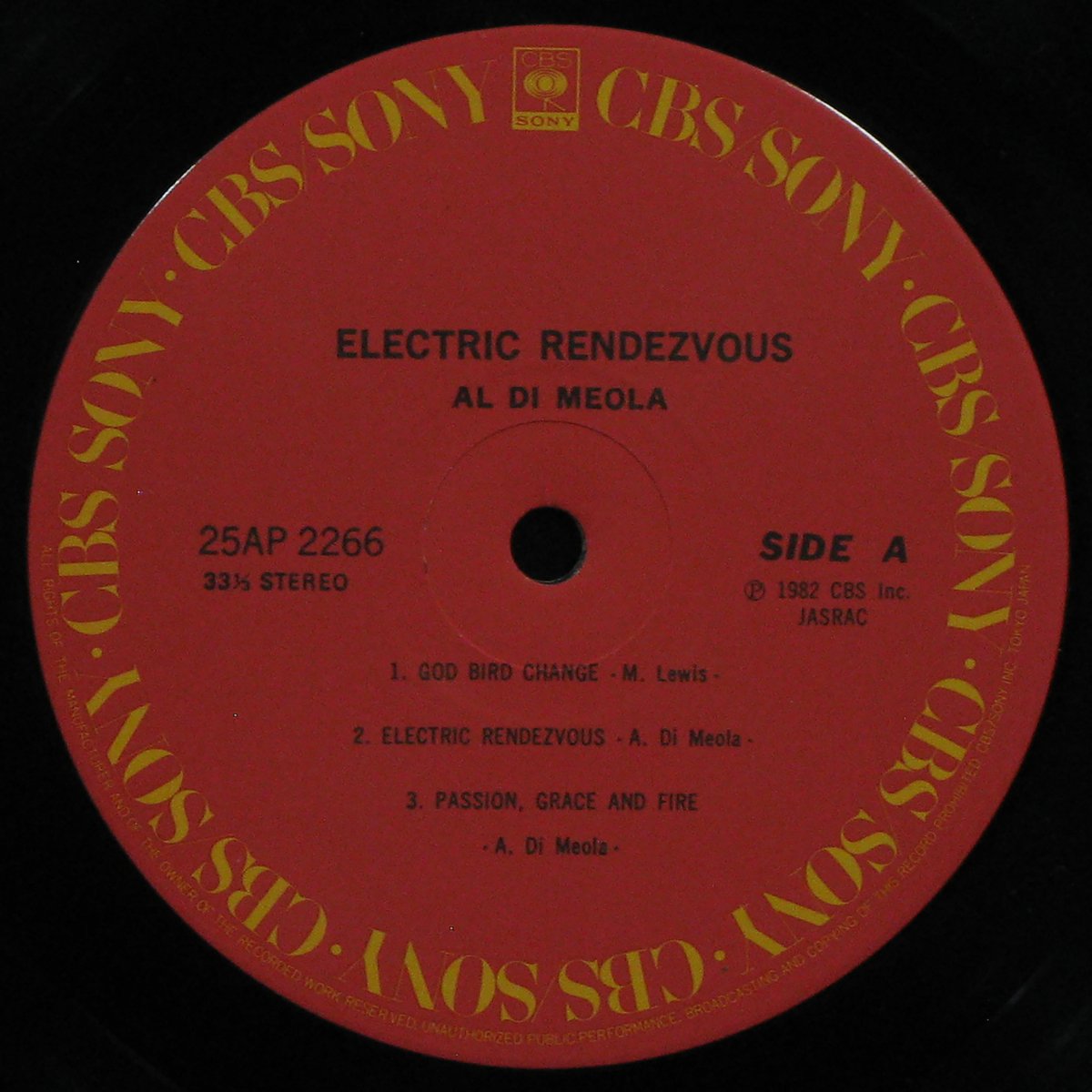 LP Al Di Meola — Electric Rendezvous (+ obi) фото 3