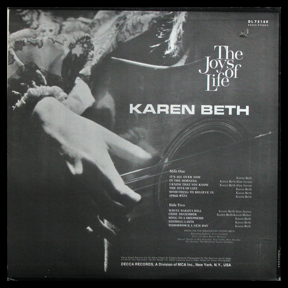 LP Karen Beth — Joys Of Life фото 2