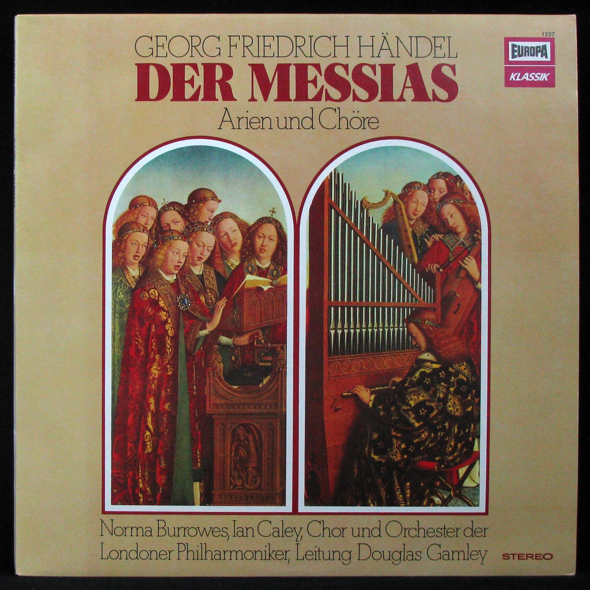 LP Douglas Gamley — Handel: Der Messias (Arien Und Chore) фото