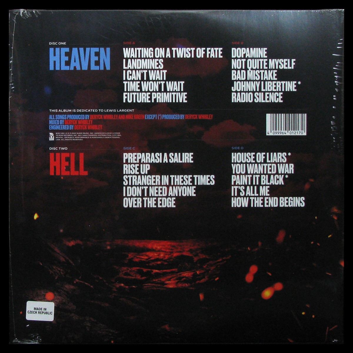 LP Sum 41 — Heaven :x: Hell (2LP) фото 2