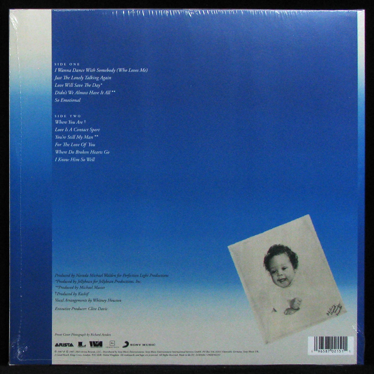 LP Whitney Houston — Whitney фото 2