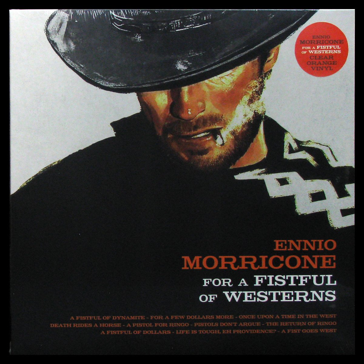 LP Ennio Morricone — For A Fistful Of Westerns (clear orange vinyl) фото