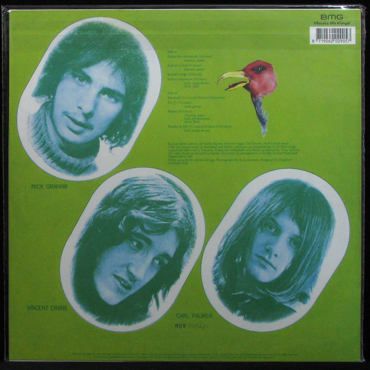 LP Atomic Rooster — Atomic Rooster (translucent green vinyl) фото 2