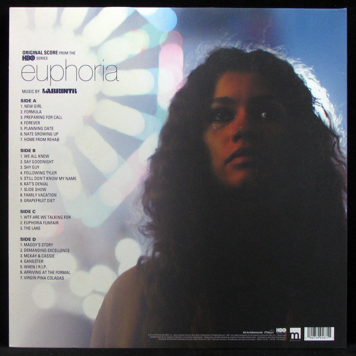 LP V/A — Euphoria (Original Score From The HBO Series) (2LP, coloured vinyl) фото 2