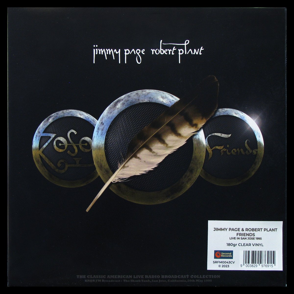 LP Jimmy Page / Robert Plant — Zoso Friends (3LP, clear vinyl) фото