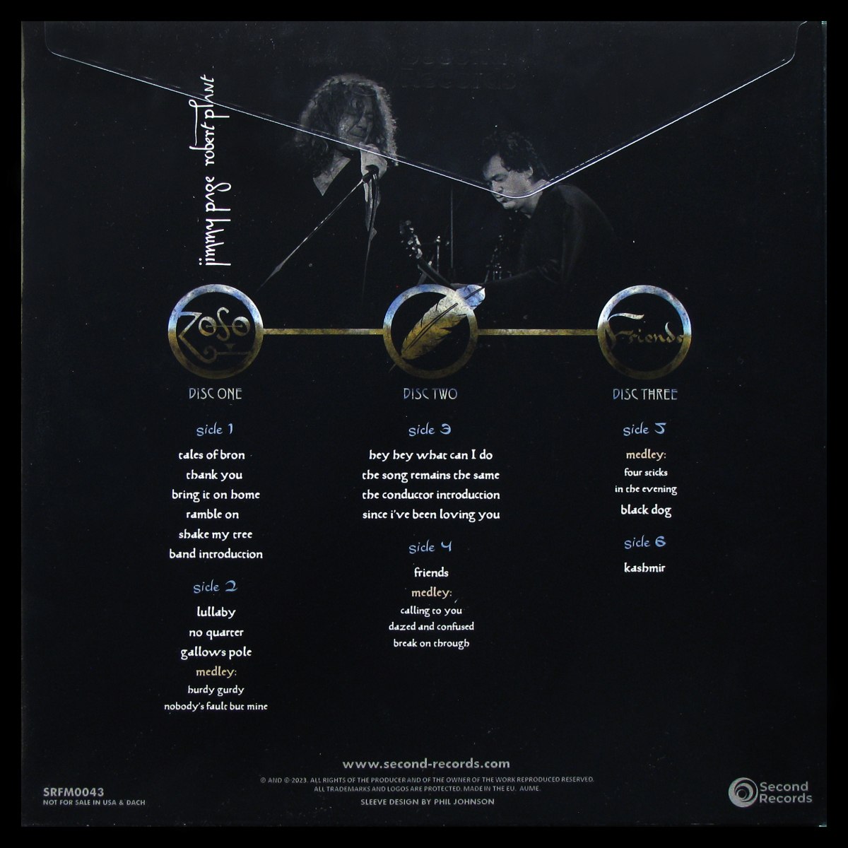 LP Jimmy Page / Robert Plant — Zoso Friends (3LP, grey marble vinyl) фото 2