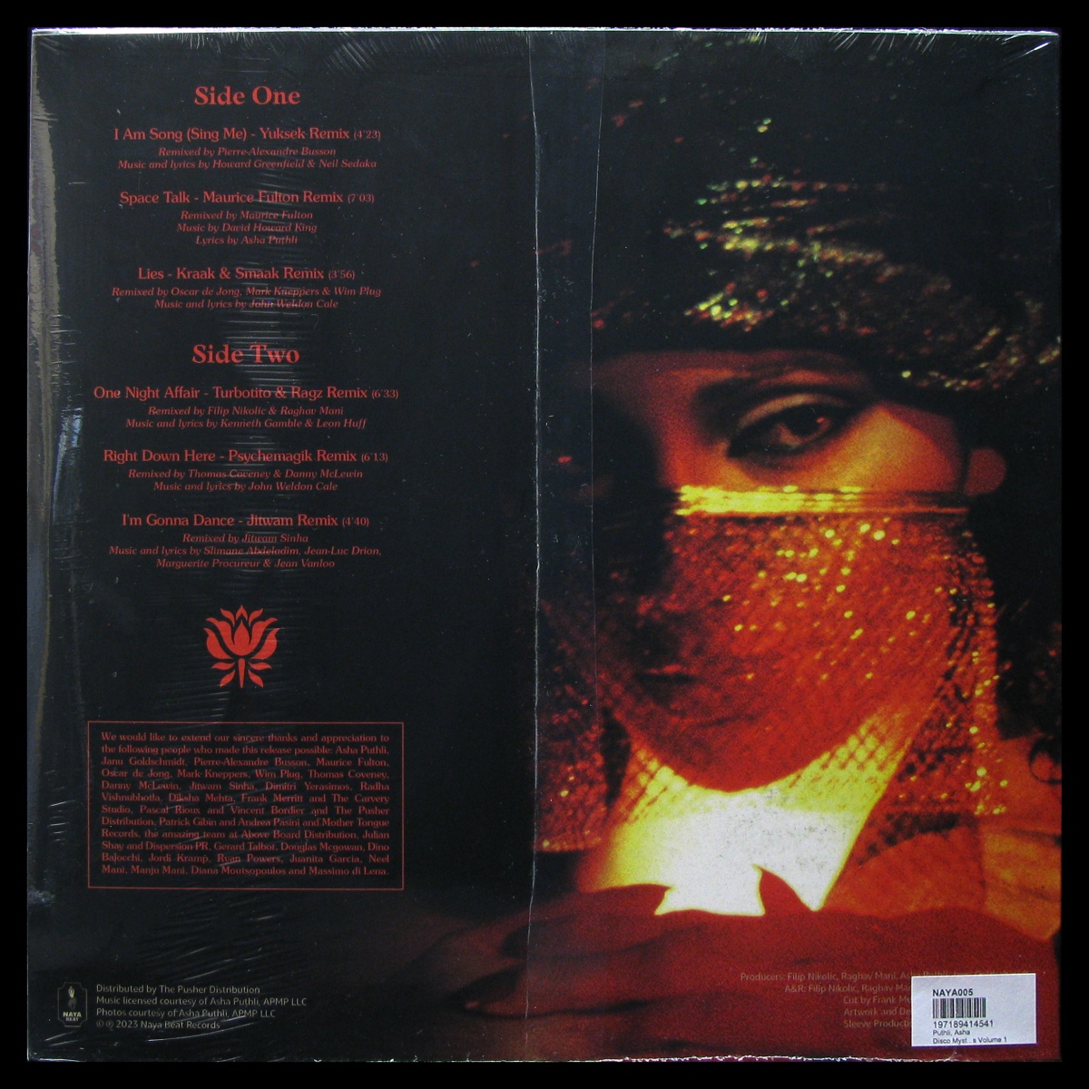 LP Asha Puthli — Disco Mystic (Select Remixes Volume 1) фото 2