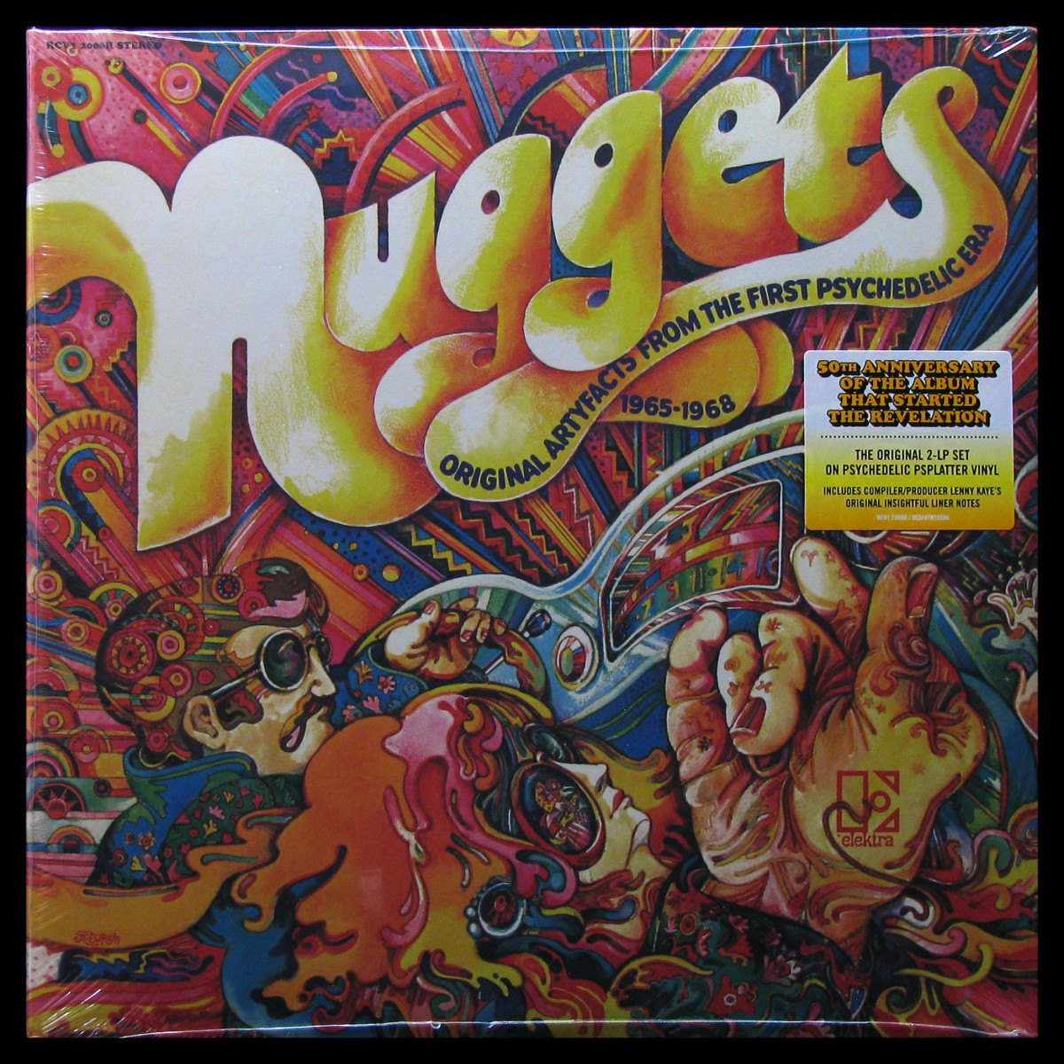 LP V/A — Nuggets: Original Artyfacts From The First Psychedelic Era 1965-1968 (2LP, coloured vinyl) фото
