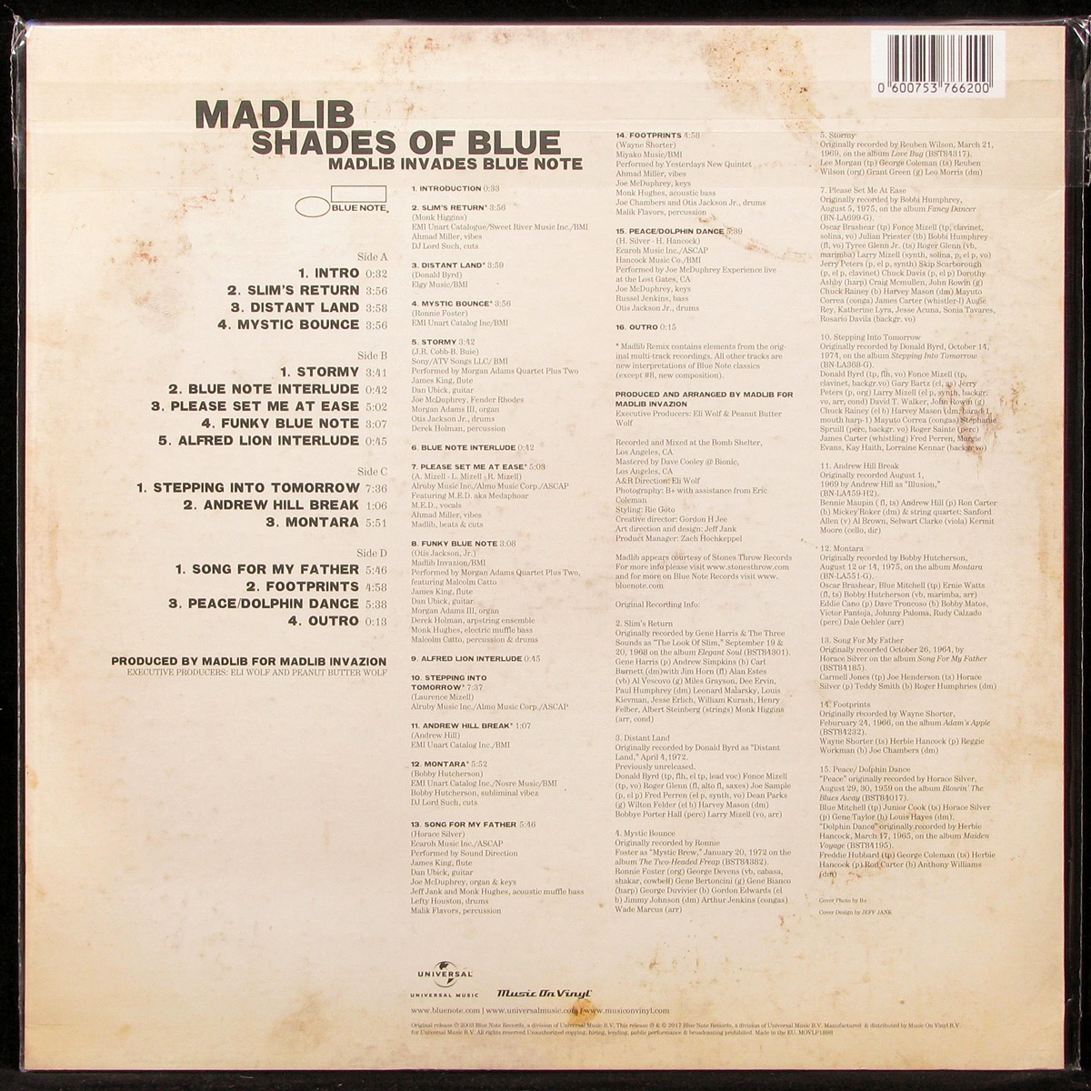 LP Madlib — Shades Of Blue (2LP) фото 2