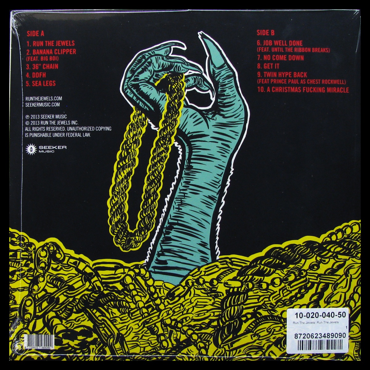 LP Run The Jewels — Run The Jewels (coloured vinyl) фото 2