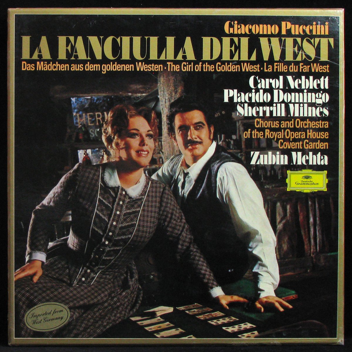 LP Zubin Mehta — Puccini: La Fanciulla Del West (3LP Box, + booklet) фото