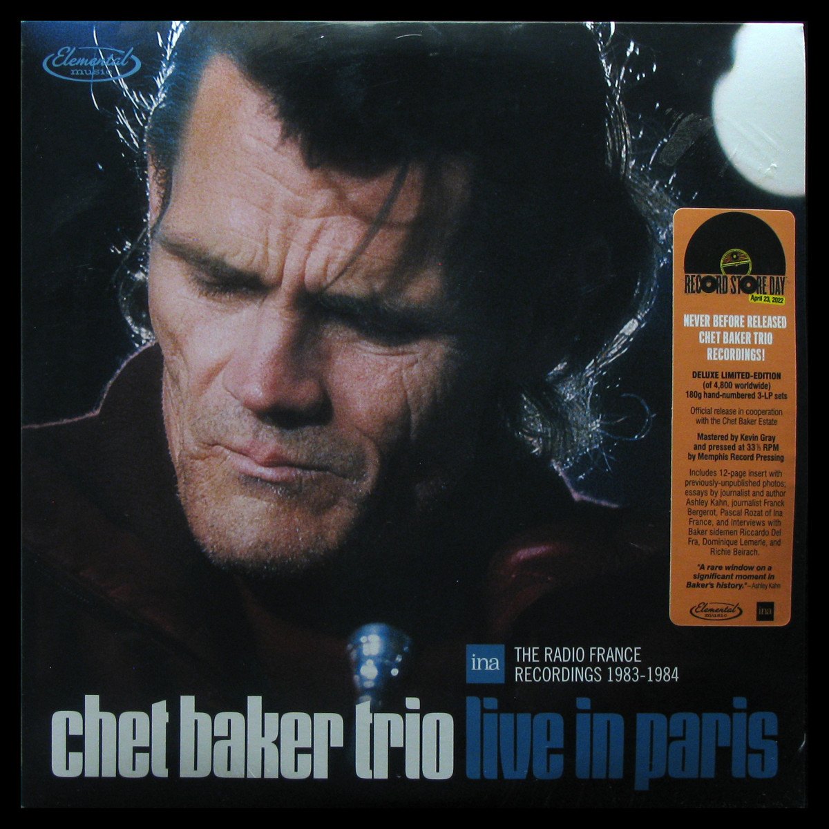 LP Chet Baker Trio — Live In Paris: The Radio France Recordings 1983-1984 (3LP, + booklet) фото