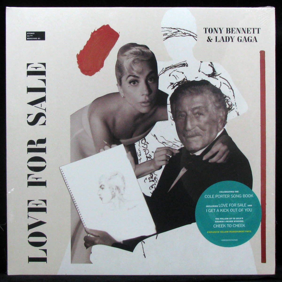 LP Tony Bennett / Lady Gaga — Love For Sale (coloured vinyl) фото