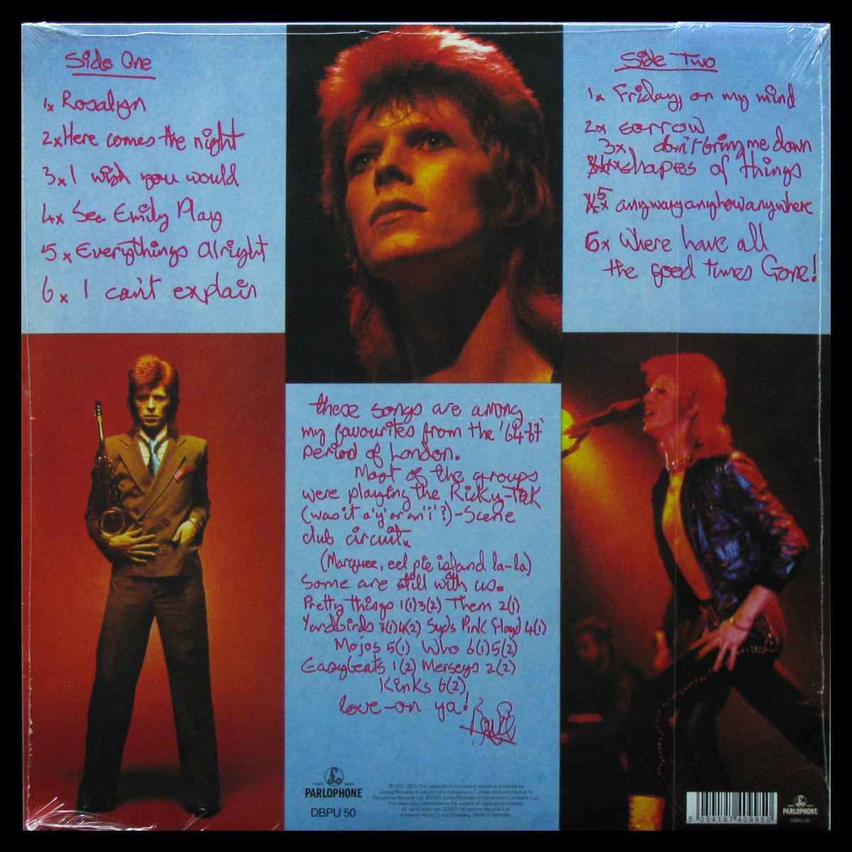 LP David Bowie — Pinups фото 2