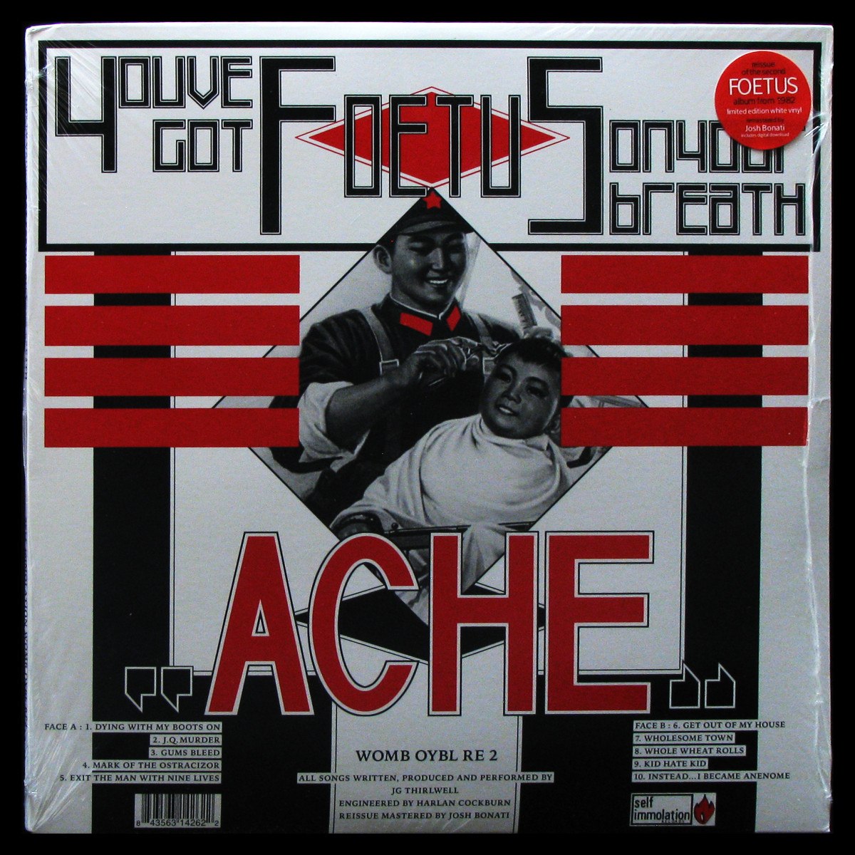 LP Foetus — Ache (coloured vinyl) фото