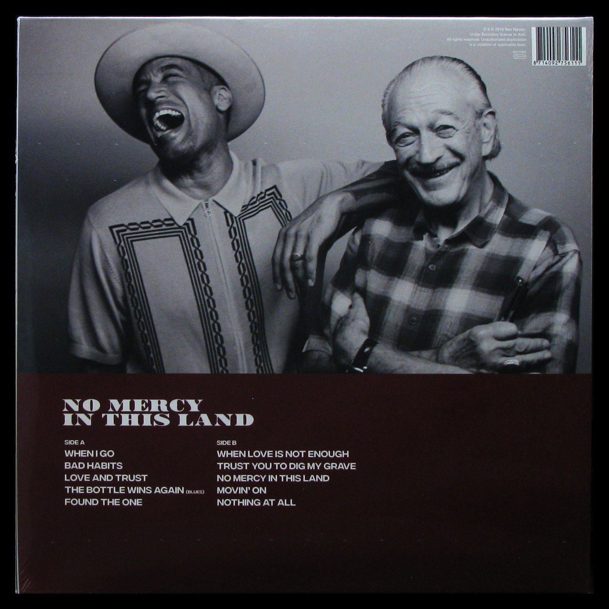LP Ben Harper And Charlie Musselwhite — No Mercy In This Land фото