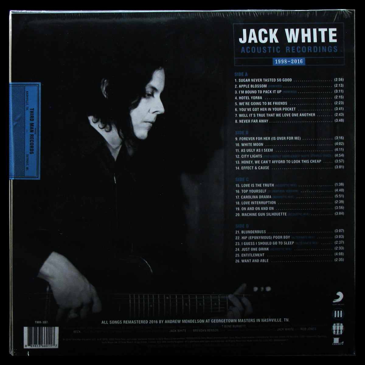 LP Jack White — Acoustic Recordings 1998-2016 (2LP) фото 2