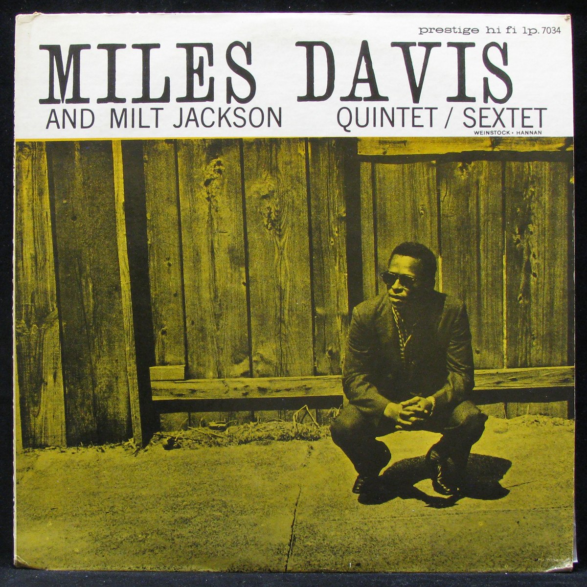 LP Miles Davis / Milt Jackson — Quintet / Sextet (mono) фото