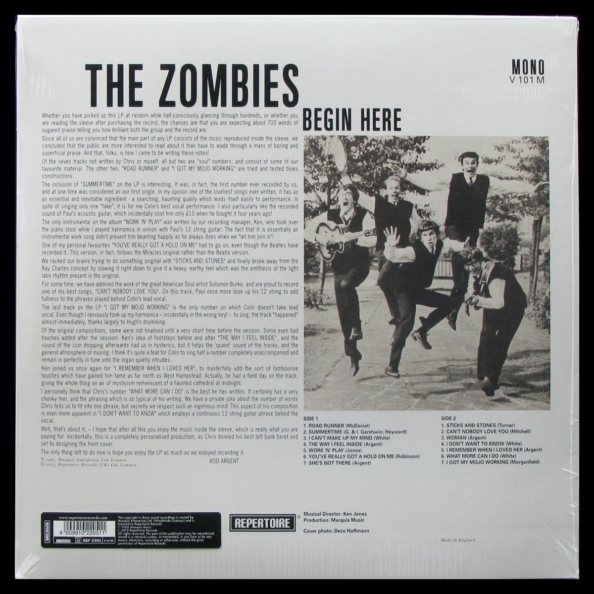 LP Zombies — Begin Here (mono) фото 2