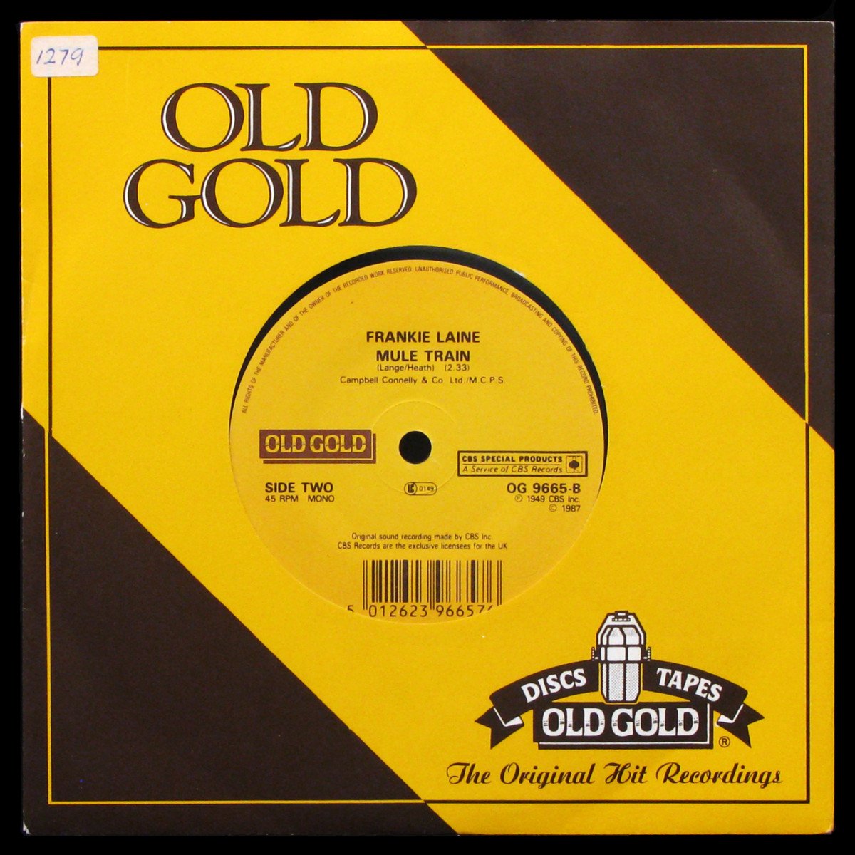 LP Frankie Laine — Rawhide (single, mono) фото