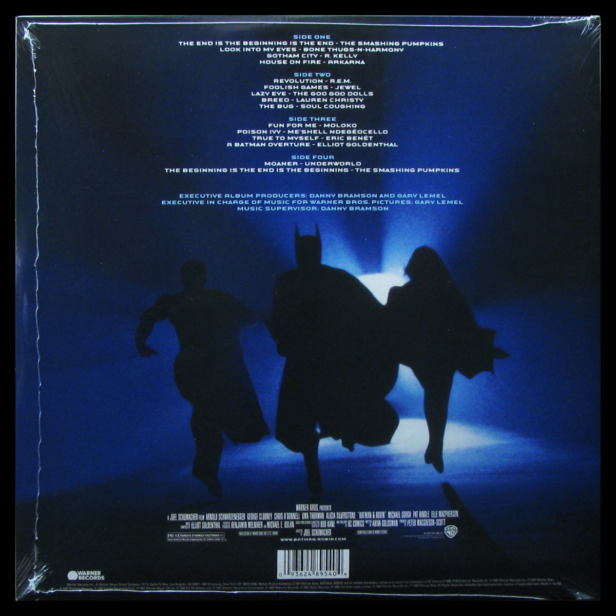 LP V/A — Batman & Robin: Music From And Inspired By The 'Batman & Robin' Motion Picture (2LP, coloured vinyl) фото 2