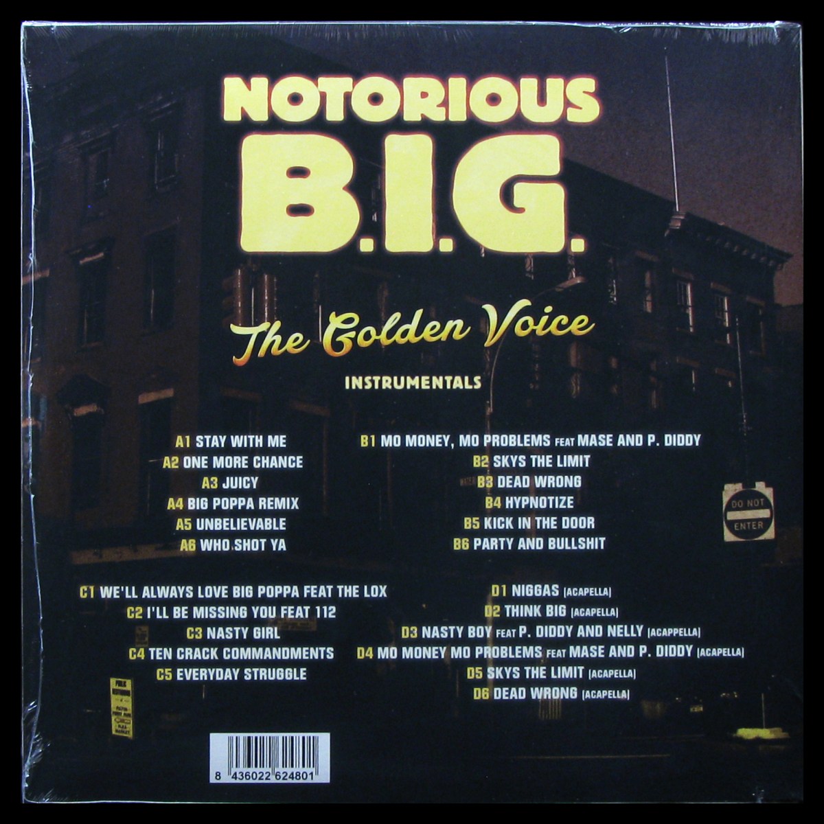LP Notorious B. I. G. — Golden Voice (Instrumentals) (2LP) фото 2