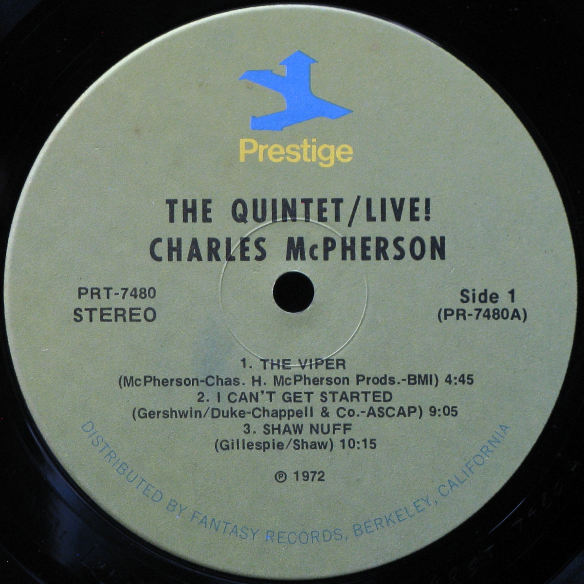 LP Charles McPherson — Quintet/Live! фото 3